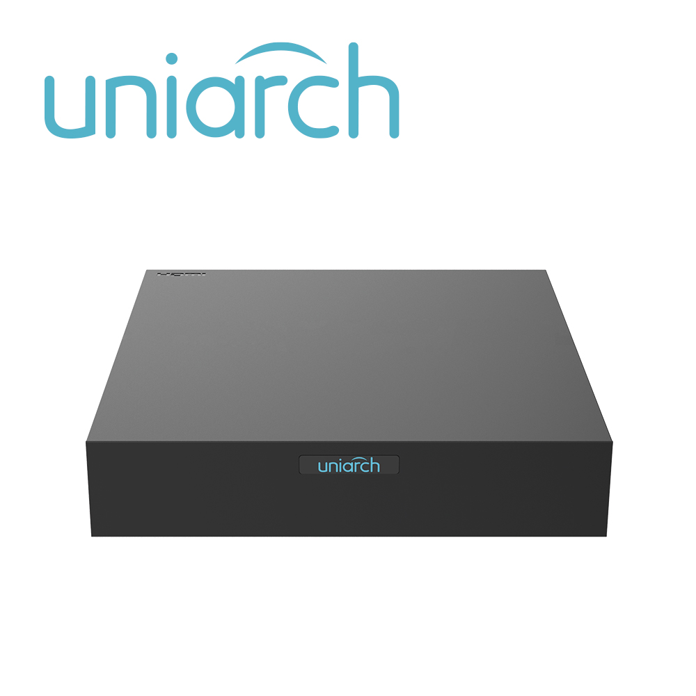 NVR UNIARCH 4 CANALES NVR-104S3-P4-ECO / PLUG&PLAY / 6 MP/ CAPACIDAD 1 DISCO DURO HASTA 6 TB TOTAL /1 SALIDA HDMI Y 1 SALIDA VGA SIMULTÁNEAS / POE 100 MTS / 64 MBPS / ULTRA265 / USB 2.0 / ANALITICAS SIP / CLOUD
