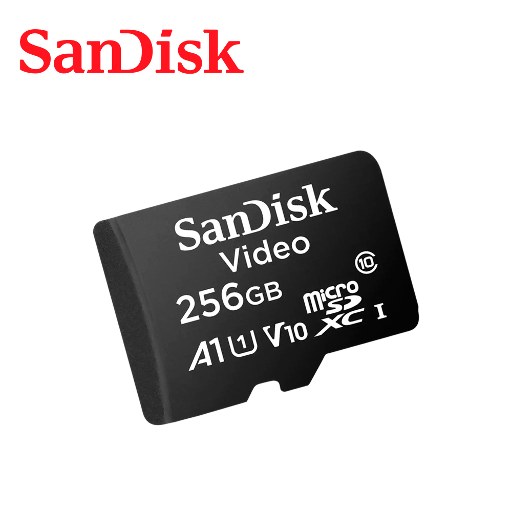 TARJETA MEMORIA MICRO SD XC SANDISK VIDEO 256GB SDSDQAS5-256G-BP / OPTIMIZADA PARA VIDEOVIGILANCIA 24/7 / ALTA RESISTENCIA / OPERA EN TEMPERATURAS DE -25 A 85 GRADOS CENTIGRADOS / ESPECIAL PARA CÁMARAS IP Y DVR MÓVIL