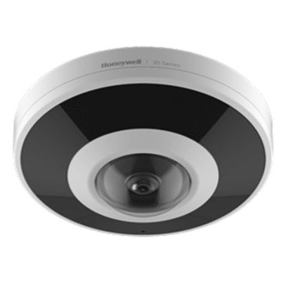 Imagen de Cámara Fisheye 35 Series 6MP / 12MP / Visión 180° / WDR 120 dB / IR 20 mts / IP67 IK10 / H.265 HEVC / Audio Bidireccional / Análisis de Video / Compatibilidad ONVIF / PoE