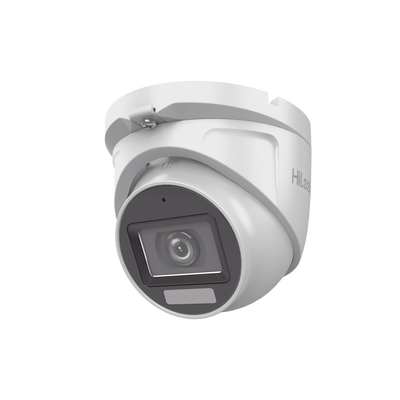 Imagen de [Dual Light + ColorVu] Turret TURBOHD 3K megapixel / 30 mts IR + 20 mts luz blanca/ Lente 2.8 (105° de Visión) / Exterior IP66 / Audio por Coaxitron / TVI-AHD-CVI-CVBS / Metal  / Smart-Hybrid light