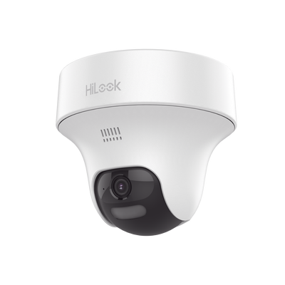 Imagen de [Audio Bidireccional + Dual Light + ColorVu] PT TURBOHD 3K (5 Megapíxel) / Lente 2.8 mm / 25 mts IR EXIR + 20 mts Luz Blanca / Micrófono y Bocina Integrado  / dWDR / Uso Interior / Plástico