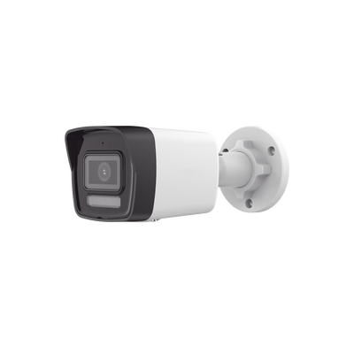 Imagen de [SIN MARCA O LOGO][Dual Light] Bala IP 4 Megapixel / Lente 2.8 mm / 30 mts IR + 30 mts Luz Blanca / Micrófono Integrado / ACUSENSE Lite / Exterior IP67 / H.265 / PoE  / Micro SD