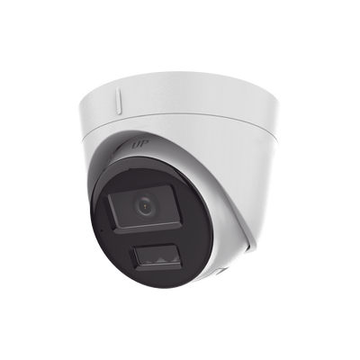 Imagen de [SIN MARCA O LOGO][Dual Light] Turret IP 4 Megapixel / Lente 2.8 mm / 30 mts IR + 30 mts Luz Blanca / Micrófono Integrado / ACUSENSE Lite / Exterior IP67 / H.265 / PoE / ONVIF / Micro SD