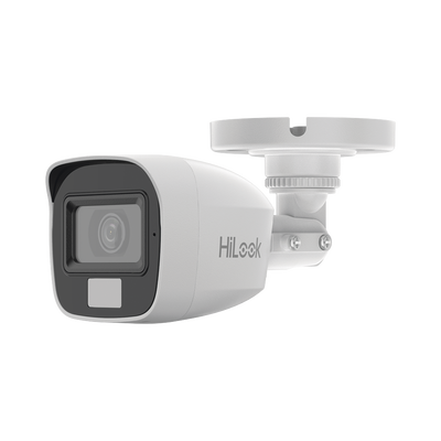 Imagen de [Dual Light + ColorVu] Bala TURBOHD 3K megapixel / 20 mts IR + 20 mts luz blanca / Lente 2.8 (105° de Visión) / Exterior IP66 / Audio por Coaxitron / TVI-AHD-CVI-CVBS / Metal  / Smart-Hybrid light