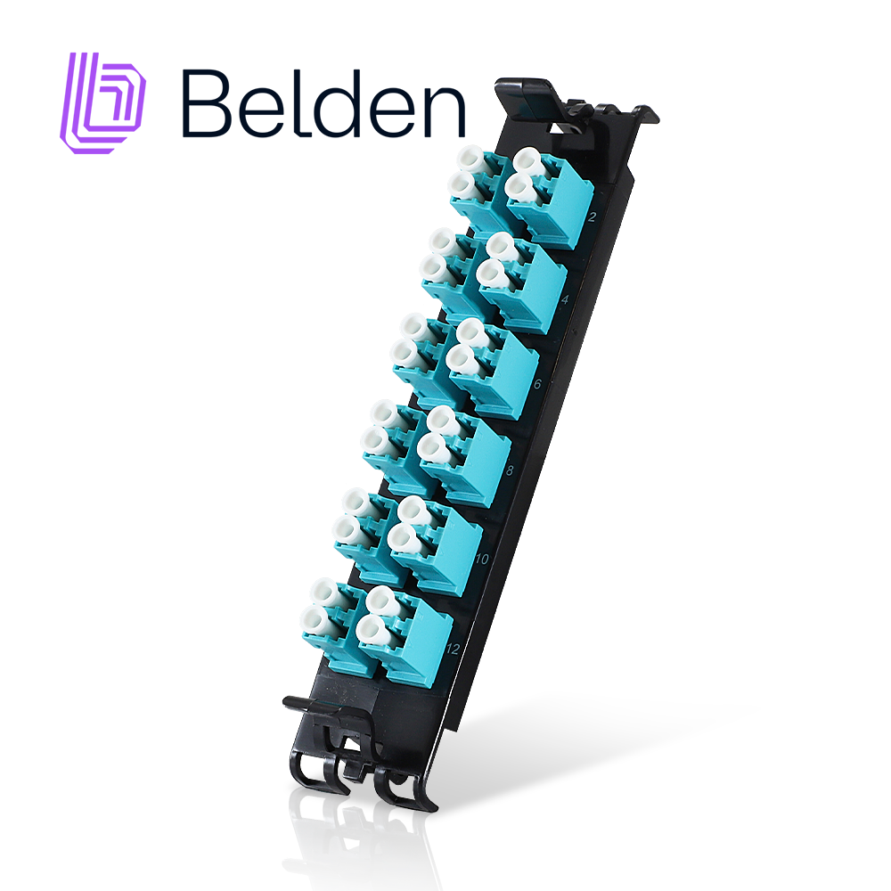 FRAME FX ECX MULTIMODO BELDEN FF3X12LD / OM3 / AQUA / LC DUPLEX / 12 PUERTOS