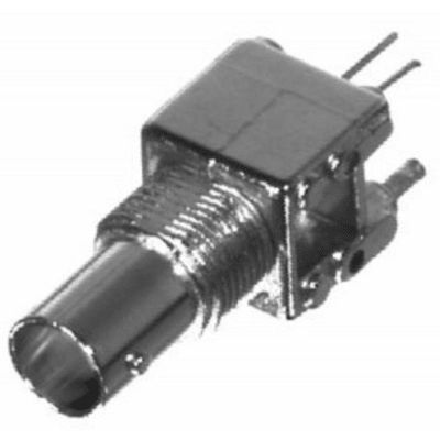 Imagen de Conector BNC Hembra  a 75 Ohm, Montaje Vertical en PCB.