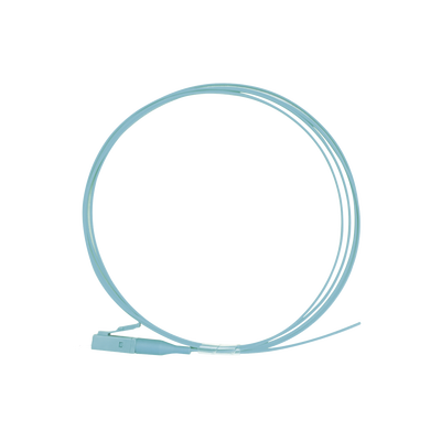 Imagen de Pigtail de Fibra Óptica Simplex LC, PVC, OM4 50/125, Aqua, 1 metro
