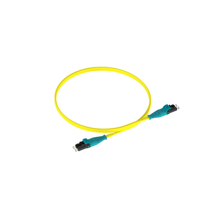 Imagen de Jumper de Fibra Optica Monomodo 9/125 OS2, LC-LC Duplex Push Pull, OFNR (Riser), Color Amarillo, 3 Metros