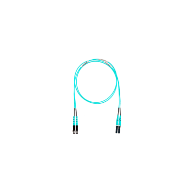Imagen de Jumper de Fibra Optica Multimodo 50/125 OM4, LC-SC Duplex, LSZH, Color Aqua, 6 Metros