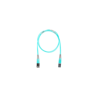 Imagen de Jumper de Fibra Optica Multimodo 50/125 OM4, LC-SC Duplex, OFNR (Riser), Color Aqua, 5 Metros