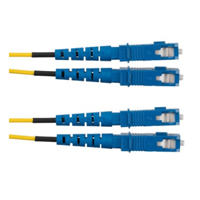 Imagen de Jumper de Fibra Optica Monomodo 9/125 OS2, SC-SC Duplex, OFNR (Riser), Color Amarillo, 3 Metros