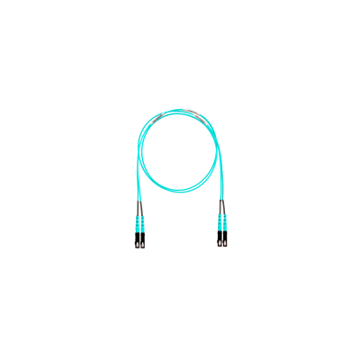 Imagen de Jumper de Fibra Óptica Multimodo 50/125 OM4, SC-SC Duplex, OFNR (Riser), Color Aqua, 3 Metros