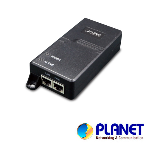INYECTOR POE PLANET POE-163 / 1 PUERTO RJ45 DATOS VELOCIDAD DE TRANSMISION 10/100/1000 MBPS / 1 PUERTO RJ45 VELOCIDAD DE TRANSMISION 10/100/1000 MBPS CON ALIMENTACION POE ACTIVO AF/AT/ DISTANCIA DE TRANSMISION 100 METROS