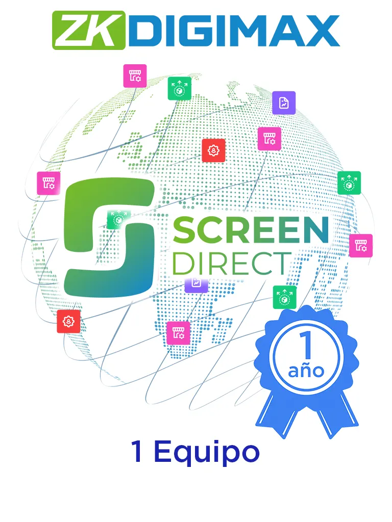 DIGIMAX SDSTARTER1Y - Suscripción Anual Plataforma de Gestión de Contenido para Señalización Digital /  Para 1 pantalla