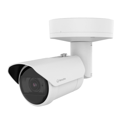 Imagen de Camara Bullet IP IA 8MP / Zoom Varifocal Motorizado 4.4-9.3mm (2.1x) / Inteligencia Artificial Persona-Vehiculo-Placa / WDR 120dB / IP67 IK10 / WiseIR 40m / PoE