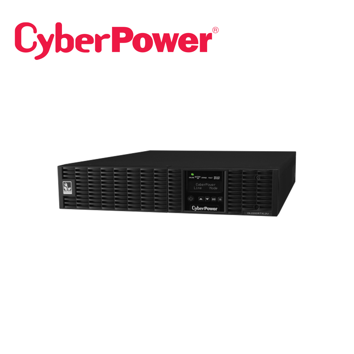 UPS CYBERPOWER OL2200RTXL2U 2200VA 1800W ONLINE DOBLE CONVERSION ONDA SENOIDAL PURA RACK O TORRE CONTACTOS NEMA 5-20R (5) Y NEMA L5-20R (1) 2UR