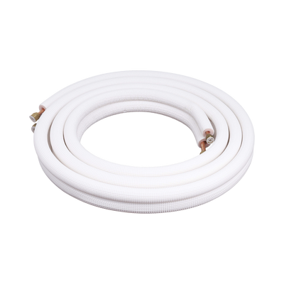 Kit de tubería / 1 / 4"  y 3 / 8 " / Capacidad para minisplit AUFIT / 1 Tonelada / Cinta aislante / Accesorios / Longitud de 4 metros