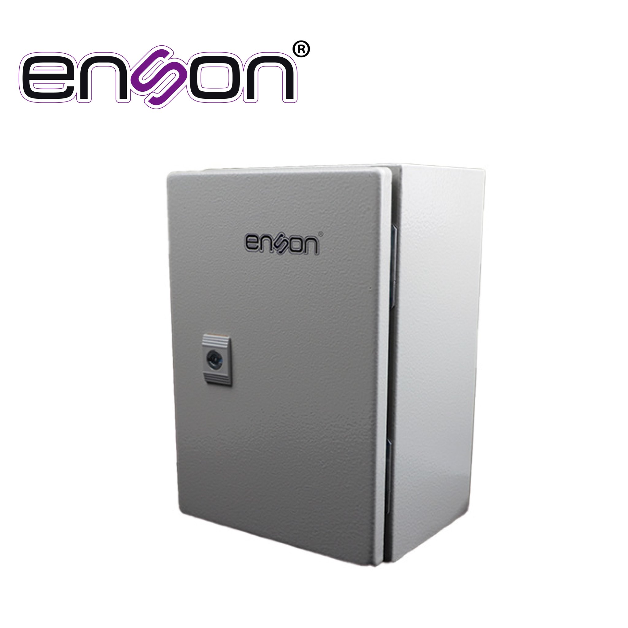 GABINETE DE ACERO ENSON ENS-NEM315 MONTAJE EN PARED / MEDIDAS 300MM ALTO × 200MM ANCHO × 150MM PROFUNDIDAD / CUERPO Y PUERTA DE 1.2 MM DE ESPESOR / PLACA DE MONTAJE GALVANIZADA DE 1.5 MM / GRADO DE PROTECCION IP66 / RESISTENCIA MECANICA IK10