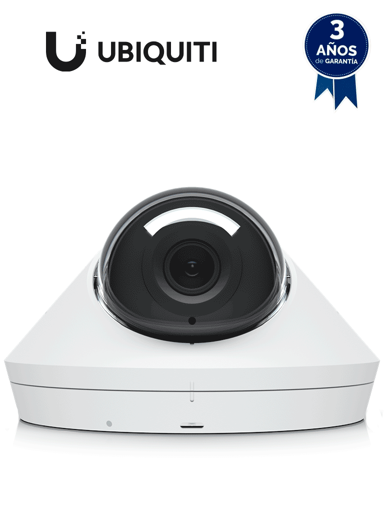 Ubiquiti UVC-G5-DOME - Camara IP domo 4MP/ Hasta 9m de visión nocturna/ Compresión H.264/ Alimentación PoE/ Micrófono integrado/ Administrable a través de UniFi Protect