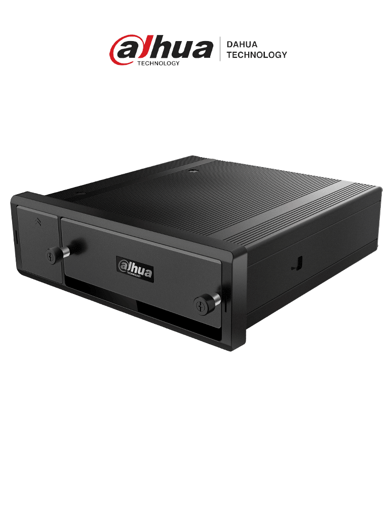 DAHUA DHI-MXVR4104-GFWI - DVR móvil de 4 canales analógicos + 4 IP, Resolución 1080p, Comunicación Ethernet, Wi-Fi y 3G/4G, Incorpora GPS, Principales analíticos: DSM y ADAS, Admite 1 HDD/SSD (2.5") y 1 SD, E&S Alarmas