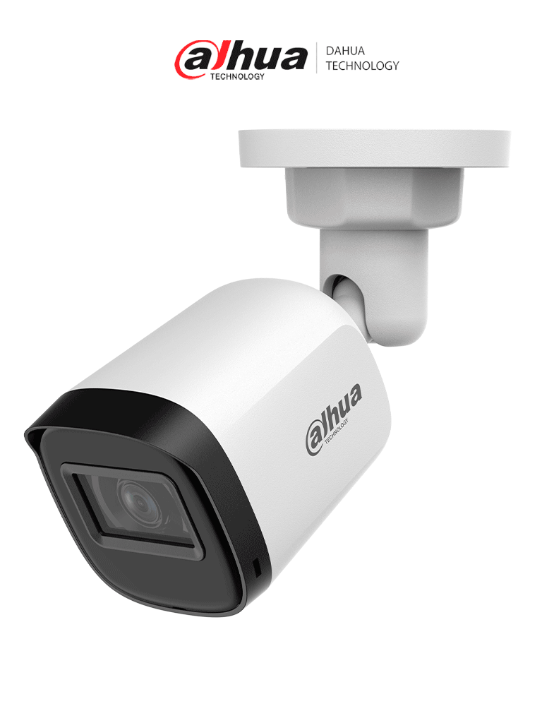 DAHUA HAC-B1A51-U-28 - Cámara Bullet de 5 Megapixeles/ Lente 2.8 mm/  106 Grados de Apertura/ IR de 30 Mts/ IP67/ Soporta: CVI/CVBS/AHD/TVI/