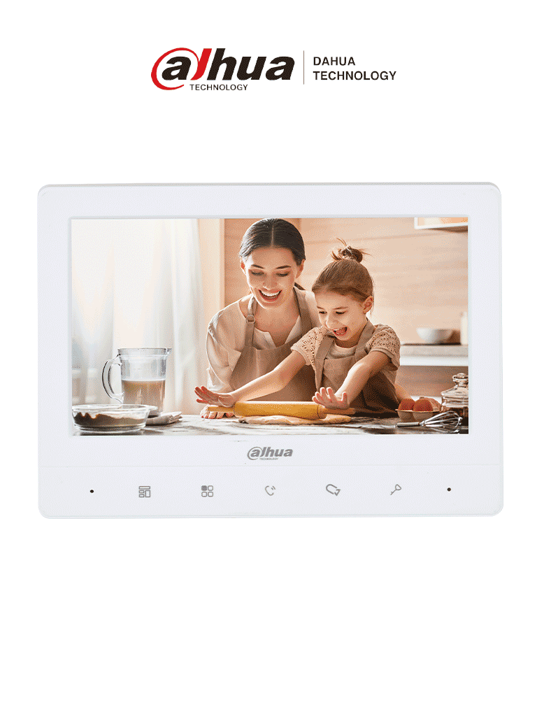 DAHUA VTH1020J- Monitor analógico de 7 pulgadas compatible con KTA01 / KTA02.