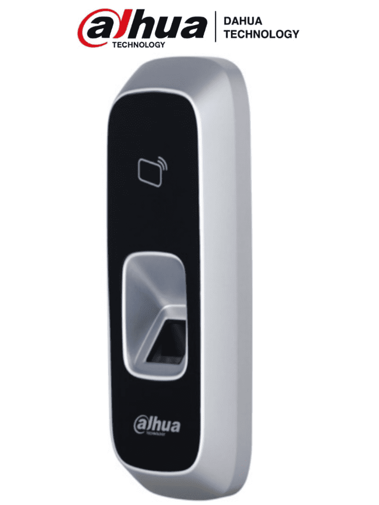 DAHUA ASR1102A-D(V3) - Lectora de Huella y Tarjetas ID/ 125 kHz/ 3,000 Huellas/ Comunicación RS-485/ Reconocimiento de Huella de 360 Grados/ Tiempo de Respuesta <0.5 s/   Indicador de Luz y Sonido/ Luz de Fondo Azul/
