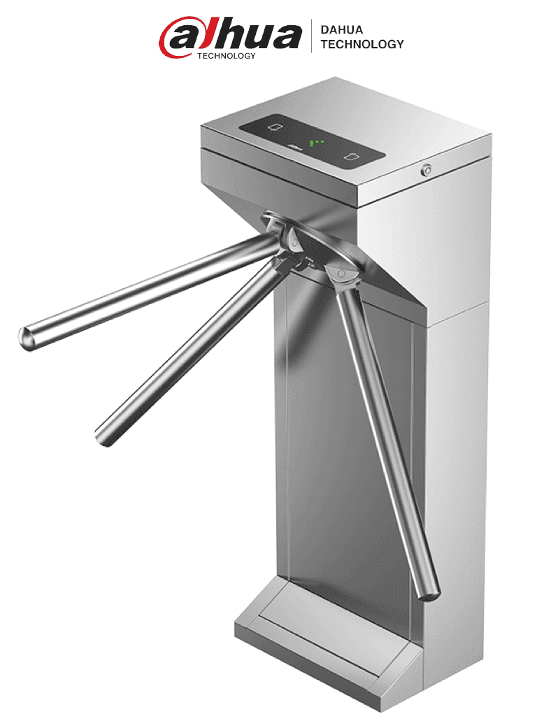 DAHUA DHI-ASGG100FL- Torniquete Bidireccional/ MCBF de 1 Millon/ Fabricado en Acero Inoxidable SUS304/ Contacto Seco/ Voltaje 110-240 VAC/ Compatible con Cualquier control de Acceso/ Uso Interior