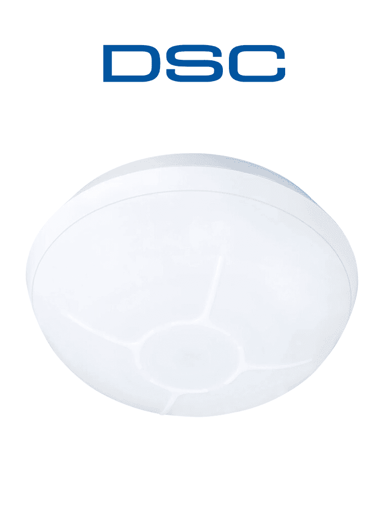 DSC PG9862 - Detector de Movimiento 360° interior con tecnología Power G para techo compatible con NEO, PRO, Qolsys e IoTega
