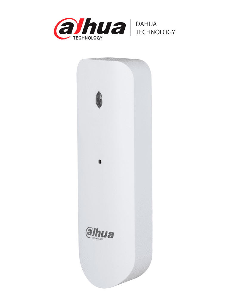 DAHUA ARD512-W2 - Detector de rotura de cristal inalámbrico, Detección de frecuencias altas y bajas (simultaneas), Diferentes tipos de cristal, LED indicado, App DMSS, Frecuencia 433 MHz, Tecnología: AirShield, Compatible con HUB 1.0 y HUB 2.0
