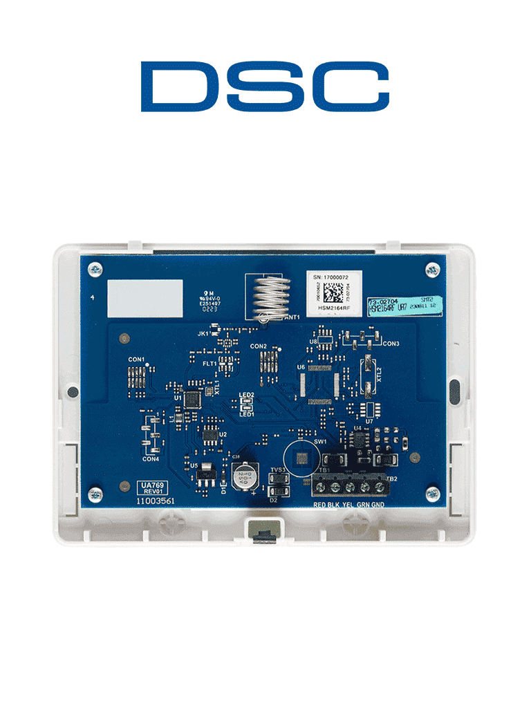 DSC HSM2164 - Módulo Receptor Power Series NEO para recepción de dispositivos 433 Mhz