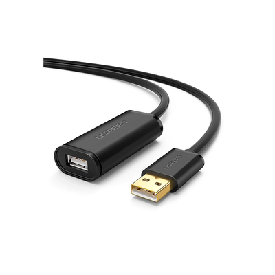 Imagen de Cable de Extensión Activo USB 2.0 / 5 Metros / Macho-Hembra / Booster individual FE1.1S incorporado / Velocidad de hasta 480 Mbps / Ideal para impresoras, consolas , Webcam, etc.