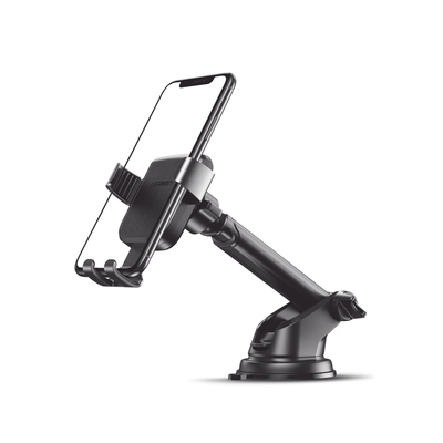 Imagen de Soporte de Celular para Automóvil con Ventosa / Diseño de Sujecion en Triangulo / Ajustable 270° / Rotable / Estirable / Amplia Compatibilidad con dispositivos de 4'' a 7'' / Color Negro