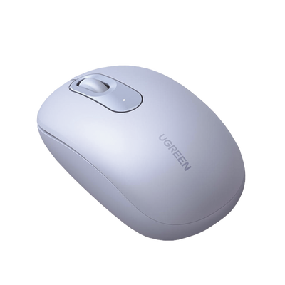 Imagen de Mouse Inalámbrico 2.4G 800/1200/1600/2400 DPI / Función de 3 botones / Alcance 10m / Silencioso / Ergonómico / Anti-caída y Anti-interferencias / Color Dusty Blue / Batería Alcalina AA (incluida).