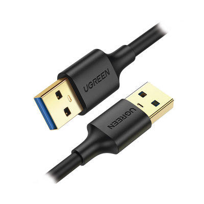 Imagen de Cable USB-A 3.0 a  USB-A 3.0 / 2 Metros / Macho a Macho / Conector Niquelado / Núcleo de Cobre Estañado / Blindaje Múltiple / Velocidad 5Gbps / No Requiere Controlador / Compatible con USB2.0 Y USB 1.1