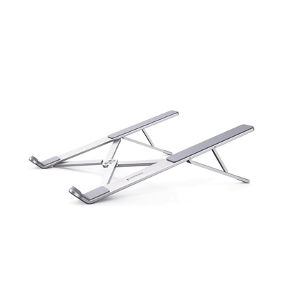 Imagen de Soporte Portátil de Aluminio para Laptop / Amplia Compatibilidad de 11-17.3" / Ajuste de Altura 46.5 mm-136.5 mm / Capacidad de carga de 5 kg / Diseño Plegable / Material de Aleación de Aluminio + Silicona.