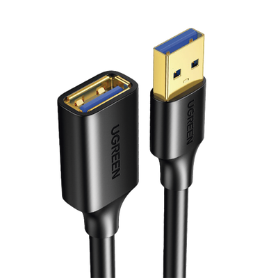 Imagen de Cable Extensor USB 3.0 / 3 Metros / Macho-Hembra / 5 Gbps / Ultra Durabilidad / Núcleo de cobre estañado 28/22 AWG / Blindaje interior múltiple / Ideal para teclado, mouse , etc.