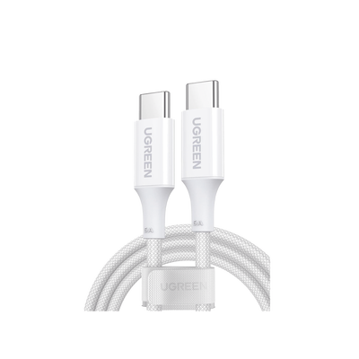 Imagen de Cable USB-C a USB-C | 2 Metros | Potencia de Carga 100W | 20V 5A | PD3.0 | QC4.0/3.0/2.0 | FPC | AFC | 480 Mbps | Chip E-Market | Compatible con IPhone 15 | Carcasa de Aluminio | Nylon Trenzado.