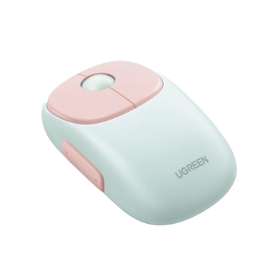 Imagen de Mouse Inalámbrico FUNï¼‹ / Recargable / 2.4G & Bluetooth / 4 Niveles de DPI / Clic Silencioso / Ergonómico / 5 Botones / Compatible con Windows, macOS 10.5, Android iOS Linux y Chrome OS / Color Rosa