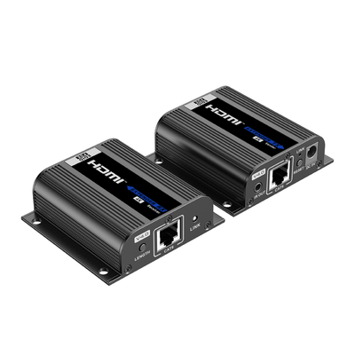 Imagen de Kit Extensor HDMI | Hasta 70m 1080p | 40m 4K@30Hz | Compatible con HDCP | Cable Cat 6 Recomendado | Soporta Múltiples Resoluciones | Soporta PoC | Salida Loop