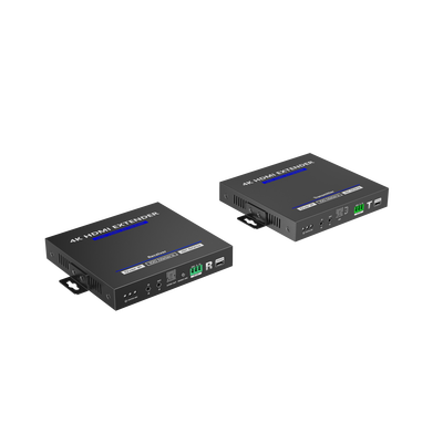Imagen de KIT EXTENSOR HDMI 4K@60HZ sobre IP GIGABIT / IPCOLOR / 100m en Conexión Uno a Uno /  Salida Loop / IR Bi-Direccional / RS232 / ARC / CERO LATENCIA / Soporta conexión Uno a Muchos/Switch en Cascada