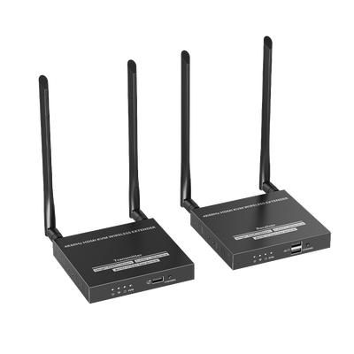 Imagen de Kit Extensor Inalámbrico | 4K@60Hz | Transmisión hasta 50m | Transferencia IR | Emparejamiento SSID