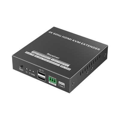 Imagen de Receptor Compatible para Kit TT582-KVM |4K @60Hz | Cat 6, 6a y 7 |  hasta 150 metros | Transmite el Video y Controla tu DVR vía USB a distancia