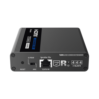 Imagen de Receptor Compatible para Kits TT- 676 / 4K@60Hz con IR / Distancia de 70 Metros / Conexión en Cascada de hasta 10 Receptores con TT676.