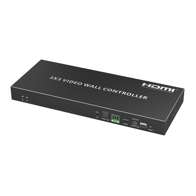 Imagen de Controlador de video Wall | 1 entrada de fuente fuente HDMI a 9 salidas HDMI | 3x3 | 4K60Hz