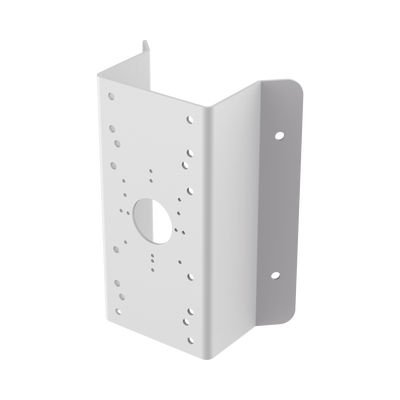 Imagen de Montaje de Esquina para PTZ TURBOHD o IP / Uso en Exterior / Material de Acero de Carbono / Color Blanco