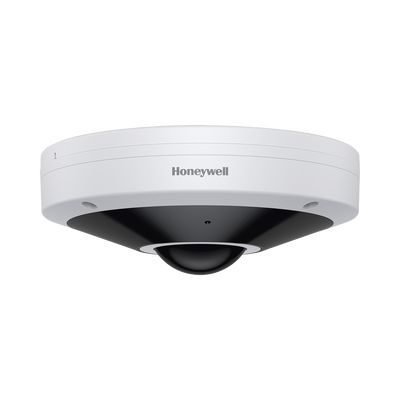 Imagen de Fisheye IP 5 Megapixel / Lente 1.16 mm / Vista 360° / 180° / H.265 / Exterior IP66 / IK10 Antivandálica / PoE / Micrófono Integrado / ONVIF / NDAA / Serie 30 / Honeywell Security