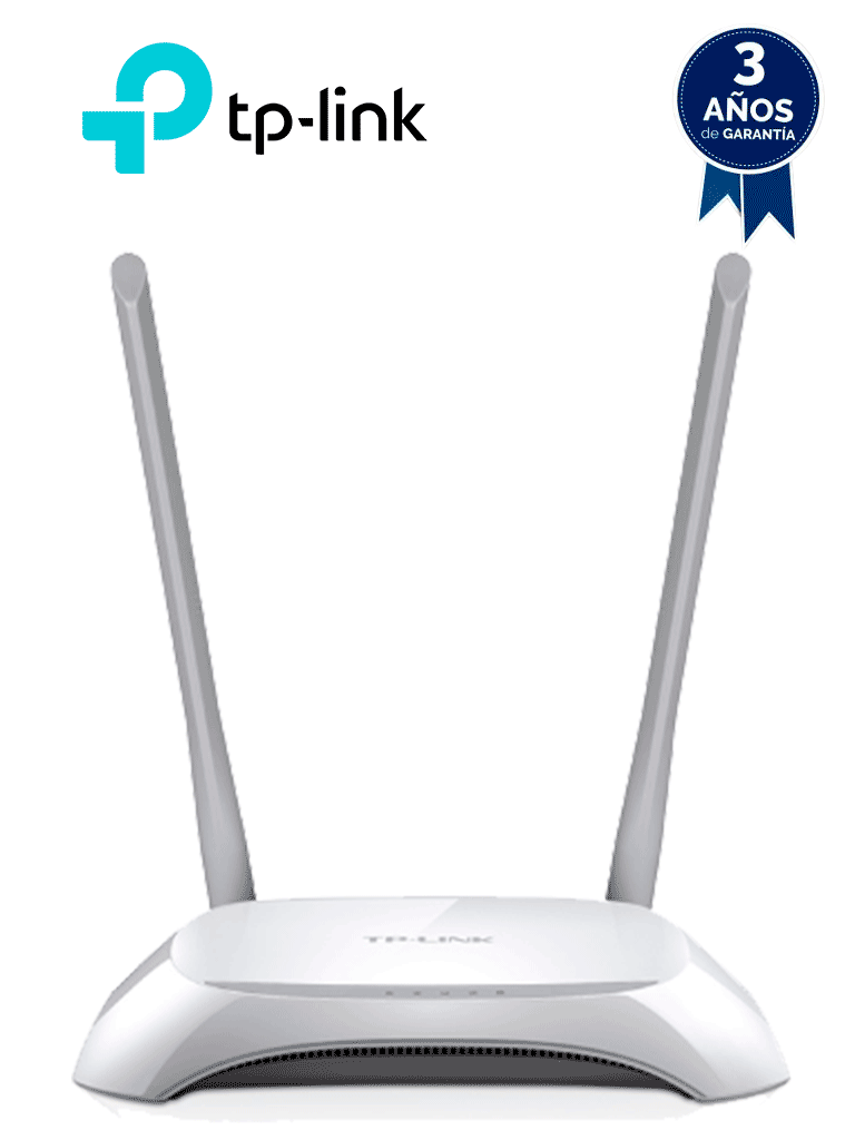 TP-LINK TL-WR850N - Ruteador Inalambrico/ Velocidad de Hasta 300Mbps/ WiFi 4 802.11n & b & g 2.4 GHz/ 2 Antenas Fijas Para WiFi/  1 Puerto WAN FE para Conexion a Internet/, 4 puertos LAN FE/ Ideal para Servicios WISP & Casa & Pequeños Negocios