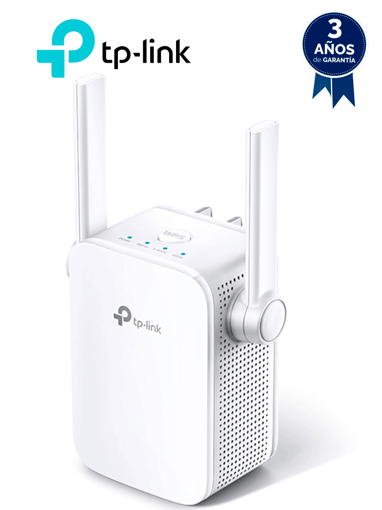 TP-LINK RE305 - Repetidor de señal WiFi, AC1200, 2.4GHz (300Mbps) y 5GHz (867Mbps) , Indicador Inteligente de Señal, Modo punto de acceso, 2 antenas externas, 1 puerto 10/100Mbps Ethernet (RJ45)