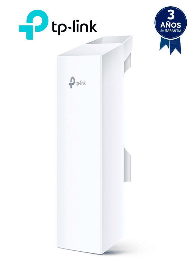 TP-LINK CPE210 - Radio CPE para exteriores con antena integrada de 9dBi en 2.4GHz a 300Mbps, MIMO 2x2, Pharos MAXtream TDMA, Modos: AP, Cliente, Router AP, Cliente Router AP (WISP)